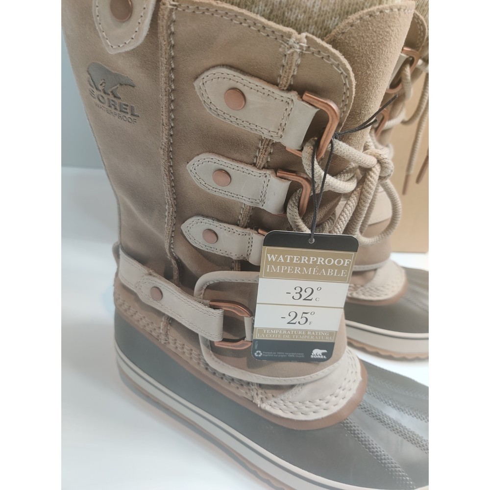 BNWB Sorel Joan of Arctic Premium Size 8 Oxford Tan - Picture 4 of 13